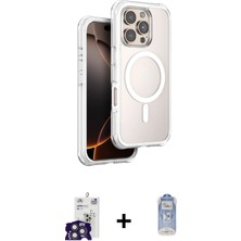 BUTİMAR'S iPhone 16 Pro Max Zirve Klasik Prime - Siyah Joko Magic 5d Cam + Titanyum Gri Bilvis Titan Kamera Lens