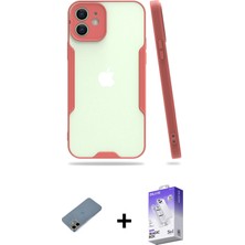 BUTİMAR'S iPhone 12 Atlas Asil Serisi - Siyah Bilvis 5in1 3D Magic Cam Ekran Koruyucu + Gold Shine Kamera Lens Koruma Cam