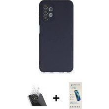 BUTİMAR'S Galaxy A13 4g Kozmos Yansıma Özel Seri - Şeffaf Pasifik Cam Ekran Koruyucu + Şeffaf Kamera Lens Koruma Cam
