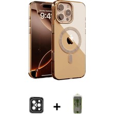 BUTİMAR'S iPhone 16 Pro Max Atlas Doku Özel Seri - Siyah Joko Magic 5d Hayalet Cam + Siyah Pvd Metal Kamera Lens