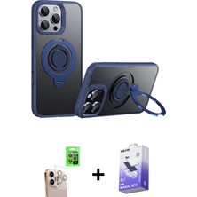 BUTİMAR'S iPhone 16 Pro Max Zirve Çizgi Prime - Siyah Bilvis 5in1 5d Magic Hayalet Cam Ekran Koruyucu + Natural Grey Raze Metal Kamera Lens