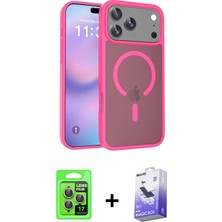 BUTİMAR'S iPhone 17 Pro Siluet Minimal Prime - Siyah Bilvis 5in1 5d Magic Hayalet Cam Ekran Koruyucu + Gri Raze Metal Kamera Lens