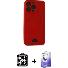 BUTİMAR'S iPhone 14 Pro Max Vadi Çizgi Prime - Siyah Bilvis 5in1 5d Magic Hayalet Cam Ekran Koruyucu + Turuncu Pvd Metal Kamera Lens