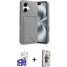 BUTİMAR'S iPhone 17 Vadi Çizgi Prime - Siyah Bilvis 3D Cam Ekran Koruyucu + Siyah Bilvis Titan Kamera Lens