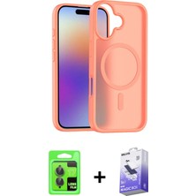 BUTİMAR'S iPhone 17 Siluet Minimal Prime - Siyah Bilvis 5in1 5d Magic Hayalet Cam Ekran Koruyucu + Gri Raze Metal Kamera Lens