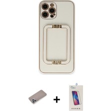 BUTİMAR'S iPhone 12 Pro Max Kozmos Minimal Prime - Siyah Joko 5d Cam + Sierra Blue Shine Kamera Lens Koruma Cam