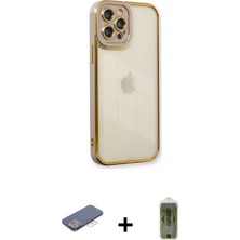 BUTİMAR'S iPhone 12 Pro Max Çekirdek Klasik Serisi - Siyah Joko Magic 5d Hayalet Cam + Mavi Renkli Kamera Lens Koruma Cam