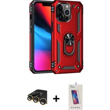 BUTİMAR'S iPhone 13 Pro Max Ahenk Klasik Koleksiyonu - Siyah Joko 5d Cam + Gold Raze Metal Kamera Lens