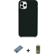 BUTİMAR'S iPhone 11 Pro Zirve Modern Özel Seri - Siyah Joko Magic 5d Hayalet Cam + Mavi Shine Kamera Lens Koruma Cam