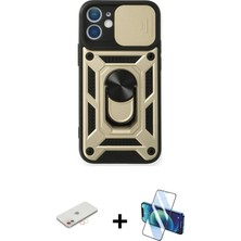 BUTİMAR'S iPhone 11 Ahenk Klasik - Siyah 3D Antistatik Seramik Nano Ekran Koruyucu + Yeşil Renkli Kamera Lens Koruma Cam