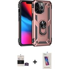 BUTİMAR'S iPhone 14 Pro Max Ahenk Klasik Koleksiyonu - Siyah Joko 5d Cam + Gold Bilvis Titan Kamera Lens