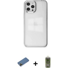 BUTİMAR'S iPhone 12 Pro Max Doruk Doku Prime - Siyah Joko Magic 5d Hayalet Cam + Gold Shine Kamera Lens Koruma Cam