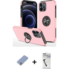 BUTİMAR'S iPhone 12 Pro Odak Form Prime - Şeffaf Uv Polymer Nano Ekran Koruyucu + Koyu Yeşil Metal Kamera Lens Koruma Cam