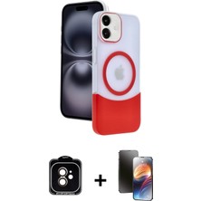 BUTİMAR'S iPhone 11 Kozmos Form Özel Seri - Siyah 3D Antistatik Mat Seramik Nano Ekran Koruyucu + Turuncu Pvd Metal Kamera Lens