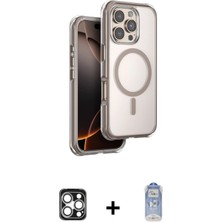 BUTİMAR'S iPhone 16 Pro Max Zirve Klasik Prime - Siyah Joko Magic 5d Cam + Gümüş Pvd Metal Kamera Lens