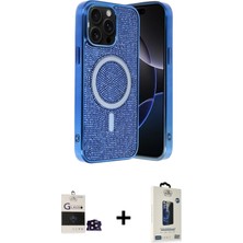 BUTİMAR'S iPhone 14 Pro Max Eksen Çizgi - Siyah Bilvis Hayalet Cam Ekran Koruyucu + Siyah Bilvis Titan Kamera Lens