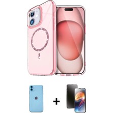 BUTİMAR'S iPhone 11 Kıvılcım Form Prime - Siyah 3D Antistatik Mat Seramik Nano Ekran Koruyucu + Mavi Neon Fosforlu Kamera Lens