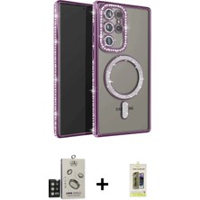 BUTİMAR'S Galaxy S25 Ultra Zirve Doku Prime - Siyah Joko Magic 5d Hayalet Cam + Titan Gri Bilvis Titan Kamera Lens