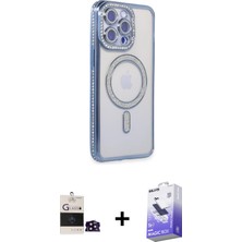 BUTİMAR'S iPhone 14 Pro Max Zirve Doku Prime - Siyah Bilvis 5in1 5d Magic Hayalet Cam Ekran Koruyucu + Siyah Bilvis Titan Kamera Lens