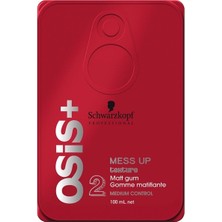 Osis Schwarzkopf Osis Mess Up Mat Jel 100 ml Tüm Saçlar İçin Uzun Süreli Orta Kontrol Özelliği