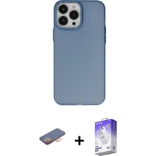 BUTİMAR'S iPhone 13 Pro Max Ahenk Çizgi Prime - Siyah Bilvis 5in1 3D Magic Cam Ekran Koruyucu + Turuncu Renkli Kamera Lens Koruma Cam