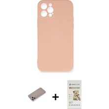 BUTİMAR'S iPhone 12 Pro Max Ahenk Serisi - Siyah Mat Seramik Nano Ekran Koruyucu + Sierra Blue Shine Kamera Lens Koruma Cam