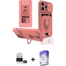 BUTİMAR'S iPhone 14 Pro Max Vadi Form Prime - Siyah Bilvis 5in1 3D Magic Cam Ekran Koruyucu + Gold Bilvis Titan Kamera Lens