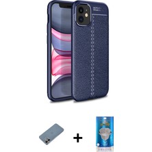 BUTİMAR'S iPhone 12 Mini Doruk Klasik Özel Seri - Şeffaf Royal Nano Ekran Koruyucu + Gökkuşağı Shine Kamera Lens Koruma Cam