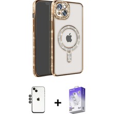 BUTİMAR'S iPhone 14 Zirve Doku Prime - Siyah Bilvis 5in1 3D Magic Cam Ekran Koruyucu + Siyah Shine Kamera Lens