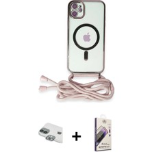 BUTİMAR'S iPhone 11 Eksen Özel Seri - Siyah Bilvis 3D Mat Cam Ekran Koruyucu + Yeşil Pers Alüminyum Kamera Lens