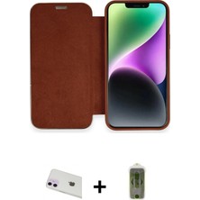 BUTİMAR'S iPhone 12 Siluet Minimal Serisi - Siyah Joko Magic 5d Hayalet Cam + Mor Rainbow Kamera Lens Koruma Cam