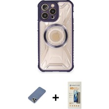 BUTİMAR'S iPhone 12 Pro Kutup Modern - Siyah 6d Mat Seramik Hayalet Nano Ekran Koruyucu + Açık Yeşil Metal Kamera Lens Koruma Cam