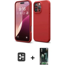 BUTİMAR'S iPhone 16 Pro Max Kozmos Yansıma Özel Seri - Siyah 360 Mat Full Body Arka Koruyucu + Siyah Pvd Metal Kamera Lens