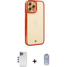 BUTİMAR'S iPhone 12 Pro Max Çekirdek Klasik Serisi - Siyah Joko Magic 5d Cam + Lacivert Shine Kamera Lens