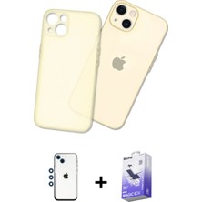 BUTİMAR'S iPhone 14 Atlas Minimal Prime - Siyah Bilvis 5in1 5d Magic Hayalet Cam Ekran Koruyucu + Mavi Shine Kamera Lens