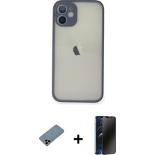 BUTİMAR'S iPhone 11 Pro Max Ahenk Çizgi Serisi - Siyah 3D Antistatik Hayalet Cam Ekran Koruyucu + Gold Shine Kamera Lens Koruma Cam