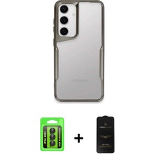 BUTİMAR'S Galaxy A15 4g Akış Çizgi Koleksiyonu - Siyah 6d Antistatik Mat Seramik Hayalet Nano Ekran Koruyucu + Siyah Raze Metal Kamera Lens