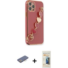 BUTİMAR'S iPhone 12 Pro Nova Işık Prime - Siyah 6d Mat Seramik Hayalet Nano Ekran Koruyucu + Mavi Renkli Kamera Lens Koruma Cam