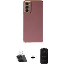 BUTİMAR'S Galaxy A14 4g Yankı Serisi - Siyah 6d Antistatik Mat Seramik Hayalet Nano Ekran Koruyucu + Şeffaf Kamera Lens Koruma Cam