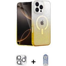 BUTİMAR'S iPhone 16 Pro Max Eksen Minimal Özel Seri - Siyah Joko Magic 5d Cam + Gümüş Pers Alüminyum Kamera Lens