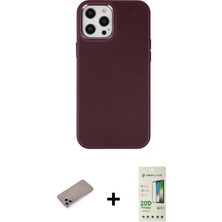 BUTİMAR'S iPhone 12 Pro Max Çekirdek Çizgi - Siyah 20D Premium Cam Ekran Koruyucu + Sierra Blue Shine Kamera Lens Koruma Cam