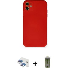 BUTİMAR'S iPhone 11 Ahenk Serisi - Siyah Joko Magic 5d Hayalet Cam + Gökkuşağı Pers Alüminyum Kamera Lens