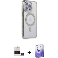 BUTİMAR'S iPhone 14 Pro Max Zirve Doku Prime - Siyah Bilvis 5in1 5d Magic Hayalet Cam Ekran Koruyucu + Siyah Bilvis Titan Kamera Lens