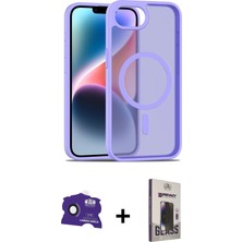 BUTİMAR'S iPhone 16E Siluet Minimal Prime - Siyah Bilvis Hayalet Cam Ekran Koruyucu + Siyah Bilvis Titan Kamera Lens