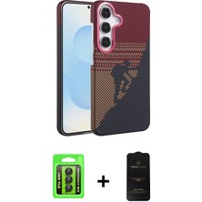 BUTİMAR'S Galaxy A15 4g Doruk Serisi - Siyah 6d Antistatik Mat Seramik Hayalet Nano Ekran Koruyucu + Siyah Raze Metal Kamera Lens