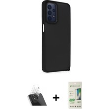 BUTİMAR'S Galaxy A23 4g Atlas Form - Siyah 20D Premium Cam Ekran Koruyucu + Şeffaf Kamera Lens Koruma Cam