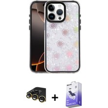 BUTİMAR'S iPhone 14 Pro Max Odak Prime - Siyah Bilvis 5in1 5d Magic Hayalet Cam Ekran Koruyucu + Gold Raze Metal Kamera Lens