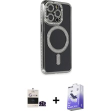 BUTİMAR'S iPhone 14 Pro Max Zirve Doku Prime - Siyah Bilvis 5in1 5d Magic Hayalet Cam Ekran Koruyucu + Siyah Bilvis Titan Kamera Lens