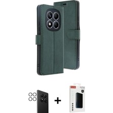 BUTİMAR'S Redmi Note 14 Pro 4g Siluet Işık Serisi - Şeffaf Hayalet Polymer Nano Ekran Koruyucu + Gümüş Pvd Metal Kamera Lens