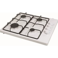 Kumtel Ko-420 Beyaz Tüplü Set Üstü Ocak Dört Gözlü LPG Yakıt Tipi Cam Yüzey Özellikleri